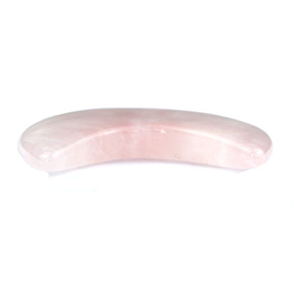 2024 Rozenkwarts Mini Gua Sha Steen Crescent Shape Guasha steen Antieke imitatie stijl Behoorlijk voor gezichtsmassage