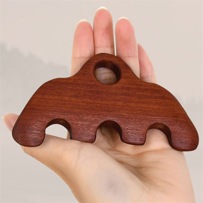 11.7*5.8cm Houten hoofdhuidverzorgingsmassage kam lichaam acupoint drukmassage gereedschap meridian dredging gua sha massage borstel