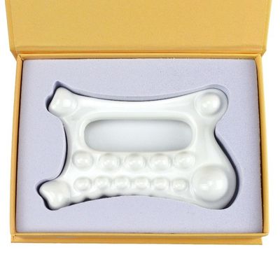 Gepersonaliseerd logo beschikbaard 2024 Handheld Ceramic Gua Sha Massage Tool voor Body Self Skin Care Spa Facial Lifting Beauty