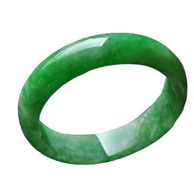 Op maat gemaakte kristallen stenen ijzige smaragd groene jade armband OEM ODM aanvaard