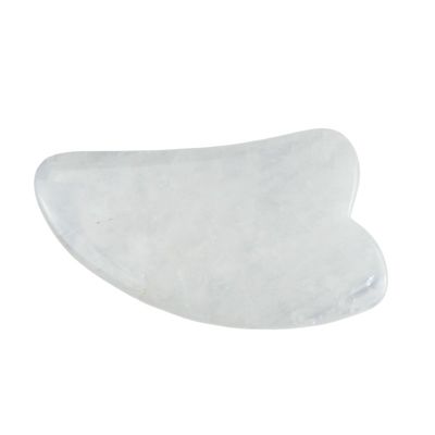 2024 Horn Shape Clear Quartz Gua Sha Scraping Massage Board De must-have body massage apparatuur voor gezondheid welzijn