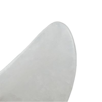 2024 Horn Shape Clear Quartz Gua Sha Scraping Massage Board De must-have body massage apparatuur voor gezondheid welzijn