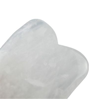 2024 Horn Shape Clear Quartz Gua Sha Scraping Massage Board De must-have body massage apparatuur voor gezondheid welzijn