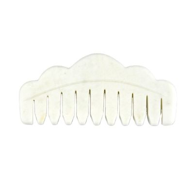Gepersonaliseerd logo beschikbaard en 2024 Chinese natuurlijke witte Jade Gua Sha Schrapen Kam Guasha Steen Hoofd Spa Massager Schrapen