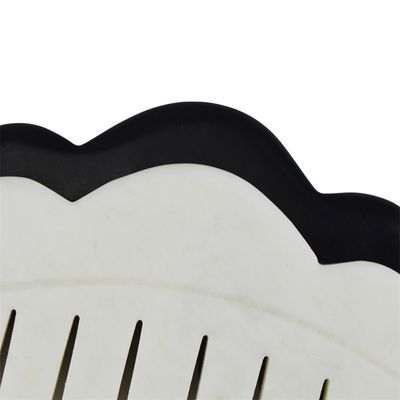 Gepersonaliseerd logo beschikbaard en 2024 Chinese natuurlijke witte Jade Gua Sha Schrapen Kam Guasha Steen Hoofd Spa Massager Schrapen