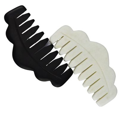 Gepersonaliseerd logo beschikbaard en 2024 Chinese natuurlijke witte Jade Gua Sha Schrapen Kam Guasha Steen Hoofd Spa Massager Schrapen