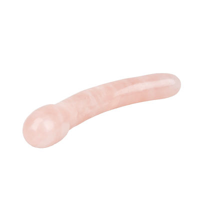Ontspannende Rose Quartz Body Massage Yoni Stick Handgemaakt voor natuurlijke lichaams ontspanning en muzikale functie