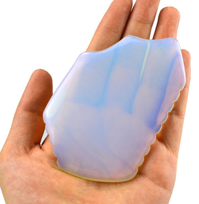 Opalite Huidverzorging Guasha Schrapen Product 2024 Opal Steen Gua Sha Board voor Gezicht gezondheidszorg en gezichtsmassage Tool