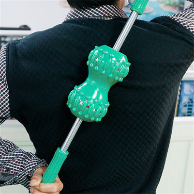 PVC Sterk Magnetisch Dubbel Ball Back Massager Body Meridian Massage Roller Handleiding Acupoint Stick Professionele service Voordeel