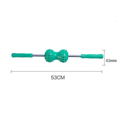 PVC Sterk Magnetisch Dubbel Ball Back Massager Body Meridian Massage Roller Handleiding Acupoint Stick Professionele service Voordeel