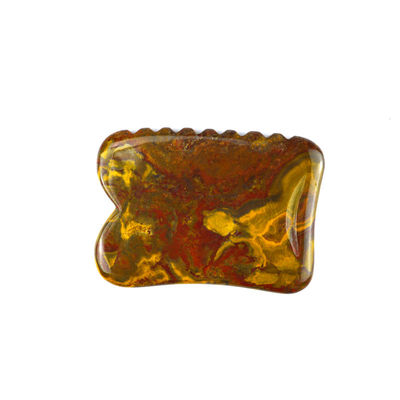 Gele Mookaite Body Massager voor Gua Sha Stone Scrapping Gezichtstherapie Massage Tool binnen uw budget
