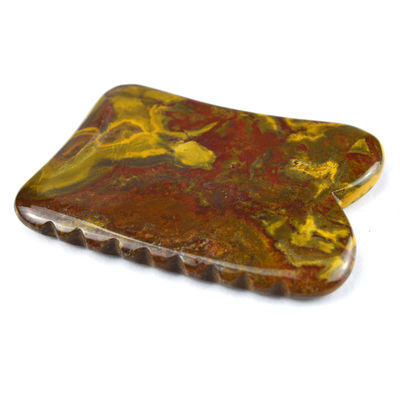 Gele Mookaite Body Massager voor Gua Sha Stone Scrapping Gezichtstherapie Massage Tool binnen uw budget