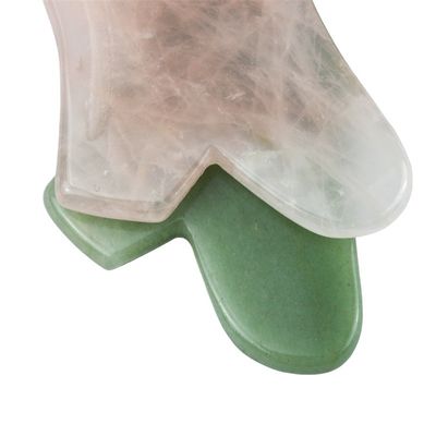 2024 Rose Quartz Gua Sha Gezichtsmassage Tool Natuurlijke Kristallen Huid Schoonheid Massager voor Gezichtslifting