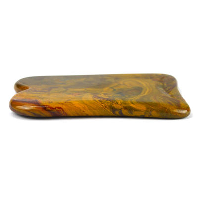 Massageur Custom Logo Mookaite Body Massage Tools For Beauty Guasha Stone Scrapping voor gezichtslifting en lymfe drainage