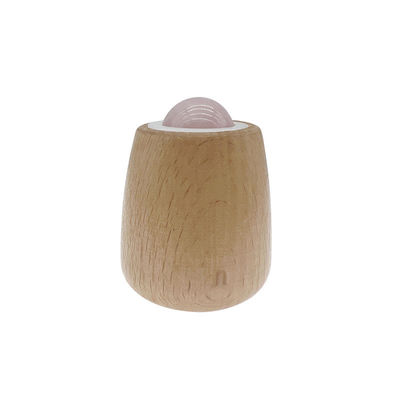 Aanpasbare Jade Massage Ball Houten Handle Jade Roller voor lichaamsmassage en nek/gezicht Gua Sha Stress Relief Tool
