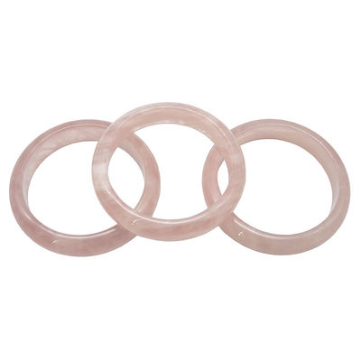 Kristalkwarts Rozen Armbanden Echte Roze Armbanden Ronde Vorm Huwelijkscadeautjes Voor Vrouwen En Mannen
