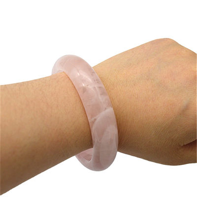 Kristalkwarts Rozen Armbanden Echte Roze Armbanden Ronde Vorm Huwelijkscadeautjes Voor Vrouwen En Mannen