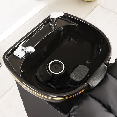 Muziekfunctie Halve liggende schoonheid Massage Bed Kapsel en haar wassen Bed Gezondheidszorg Massage Stoel Voor Salon