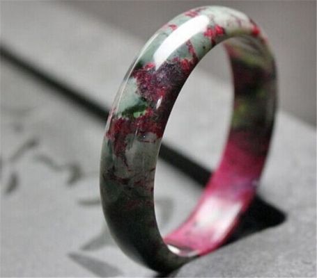 Natuurlijke Xiuyan Jade Perzik Jade Armband Geslacht Vrouwen Draagbare voor vrouwen
