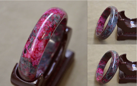 Natuurlijke Xiuyan Jade Perzik Jade Armband Geslacht Vrouwen Draagbare voor vrouwen