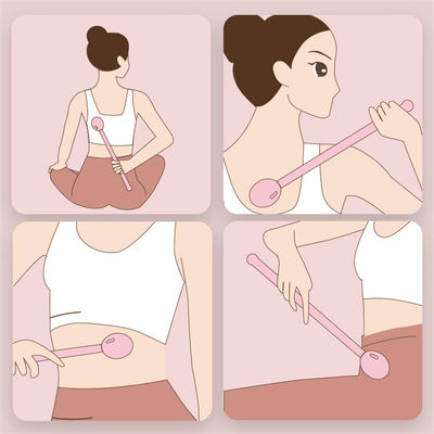 Kleurrijke siliconen massagehammer voor het aanraken van de lichaamsmerideen Fitness en gezondheid