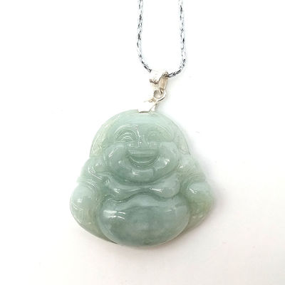 Regionaal kenmerk Jadeit Jade hanger Boeddhabeeld Ketting met traditionele Chinese stijl