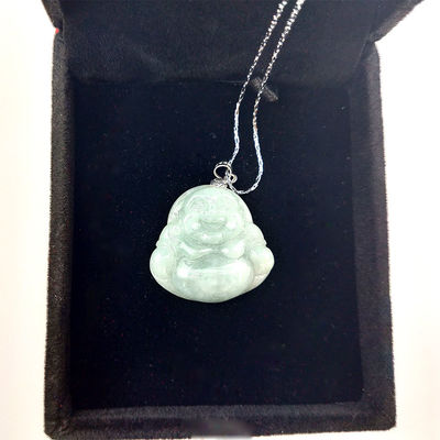 Regionaal kenmerk Jadeit Jade hanger Boeddhabeeld Ketting met traditionele Chinese stijl