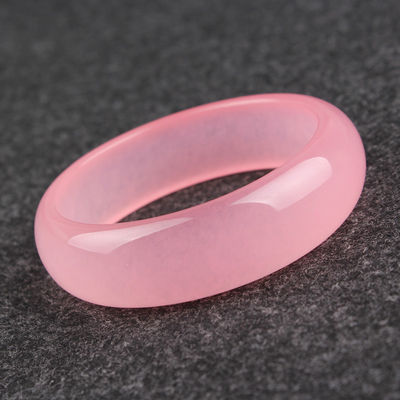 Kunstcollectieve roze hibiscus armband Natuurlijke violette jade armband A-klasse jade sieraden armband vrouwen