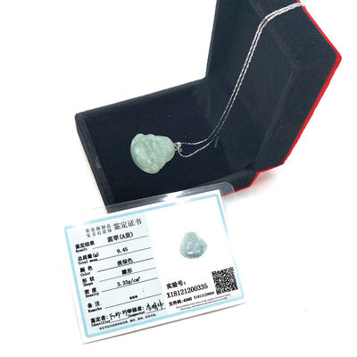 Regionaal kenmerk Jadeit Jade hanger Boeddhabeeld Ketting met traditionele Chinese stijl
