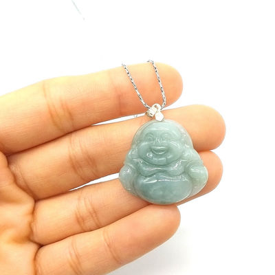 Regionaal kenmerk Jadeit Jade hanger Boeddhabeeld Ketting met traditionele Chinese stijl