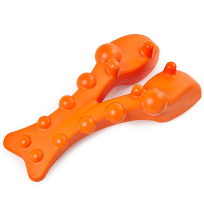 Lichaamsondersteuning Draagbaar baarmoederhalsmassage kussen met acupressuur massager en Memory Cotton Back Stretching
