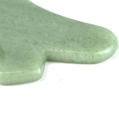 Groene Aventurine Guasha Gua Sha Face Tool Mode No abkgs-038 Voor effectieve lymfatische drainage en huidverzorging