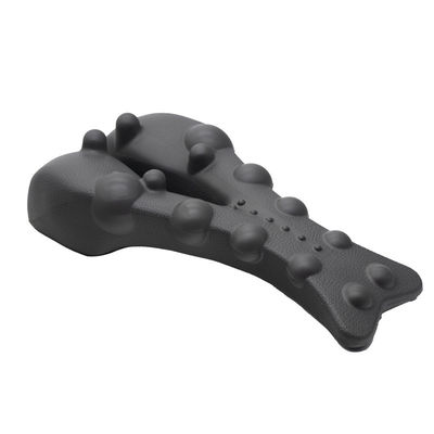 Lichaamsondersteuning Draagbaar baarmoederhalsmassage kussen met acupressuur massager en Memory Cotton Back Stretching