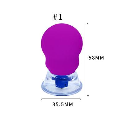 Blauw/roze Silicone Magnetische Vacuum Cupping Set Vacuum Hijama Cupping Therapy Set Negatieve Druk Cupping Kit 20pcs