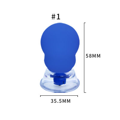 Blauw/roze Silicone Magnetische Vacuum Cupping Set Vacuum Hijama Cupping Therapy Set Negatieve Druk Cupping Kit 20pcs
