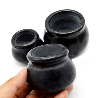 Medicijn Vacuum Bian Stone Gua Sha Cupping Set 3 kopjes 40/50/60mm