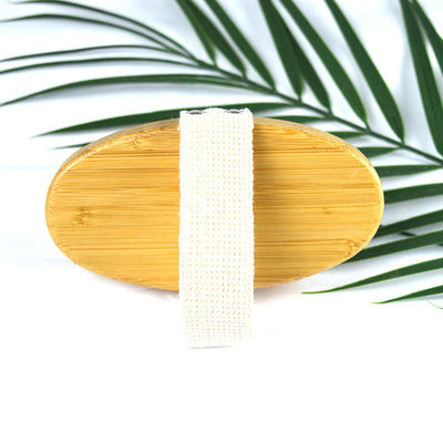 Natuurlijke houten handgreep varkensborstel exfoliërende huid bamboe douche badborstels lichaam droog borstel lichaam borstel voor diep reiniging