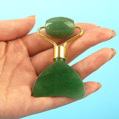 Mini Rose Quartz Jade Roller Oog Huidverzorging Gua Sha Board Multi Functionele Gezichts Beauty Device binnen 90 Tekens