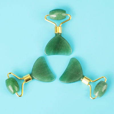 Mini Rose Quartz Jade Roller Oog Huidverzorging Gua Sha Board Multi Functionele Gezichts Beauty Device binnen 90 Tekens