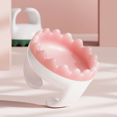 Gepersonaliseerd logo beschikbaard Plastic Abdominal Meridian Massage Brush Handheld Body Gua Sha Cup Fascia Relaxation Massage Tool