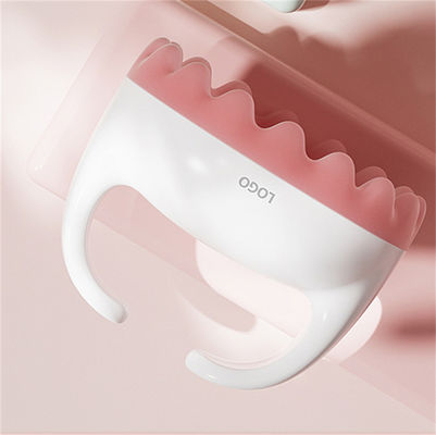 Gepersonaliseerd logo beschikbaard Plastic Abdominal Meridian Massage Brush Handheld Body Gua Sha Cup Fascia Relaxation Massage Tool