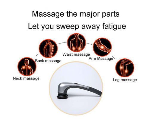 ABS Silicone Handheld Infrarood Massage Hammer voor diepe weefselmassage van Schouder Leg Voet Spieren Oneindig variabele snelheid