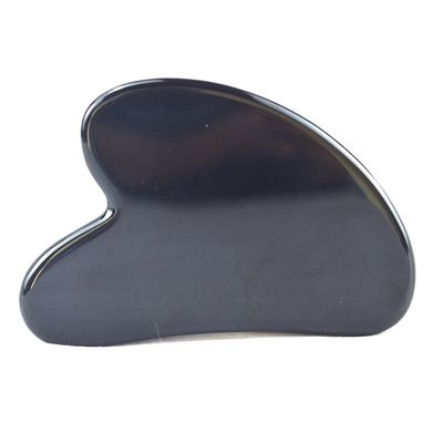 75*50mm Rozenkwarts Jade Bian steen Beeldhouwend Hart Gua Sha Gezicht Beeldhouwend Gereedschap voor Nek Achter Achter schouder Massage Anti-aging