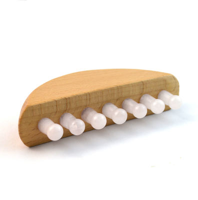 Houten Rozenkwarts Jade Guasha Haar Meridian Massage Kam Scalp Gua Sha Massager Haar Massage Kam met Gua Sha Functie