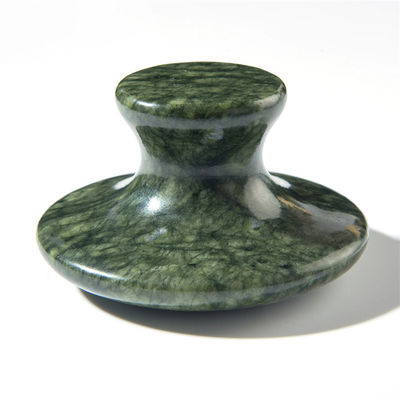 Beschikbaard Donkergroen Xiuyan Jade Champignon Gua Sha Gereedschap voor lichaam genezing en energie therapie
