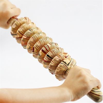 OEM ODM 38*5.5cm Houten buikmassage roller Body Massage Jade Roller