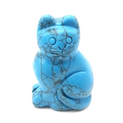 Gemstone Feng Shui stijl handgesneden Agate kat figuur voor dier genezing en decoratie