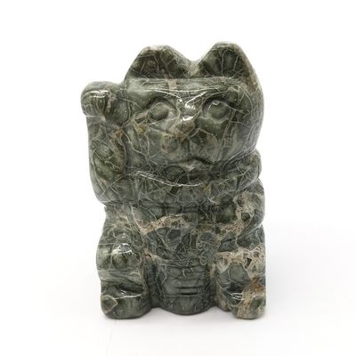 Gemstone Feng Shui stijl handgesneden Agate kat figuur voor dier genezing en decoratie