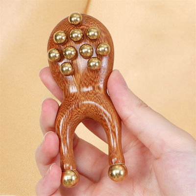 Handmatig Meridian Dredging Koper Gezicht Gua Sha Massage Tool voor Gezicht Beauty Lifting en Oog Huid Tightening