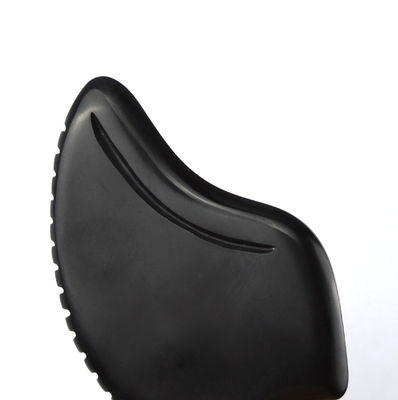 Beschikbaar hartvorm Gua Sha massagetool gemaakt van natuurlijke zwarte Bian steen voor spa ontspannende meditatie